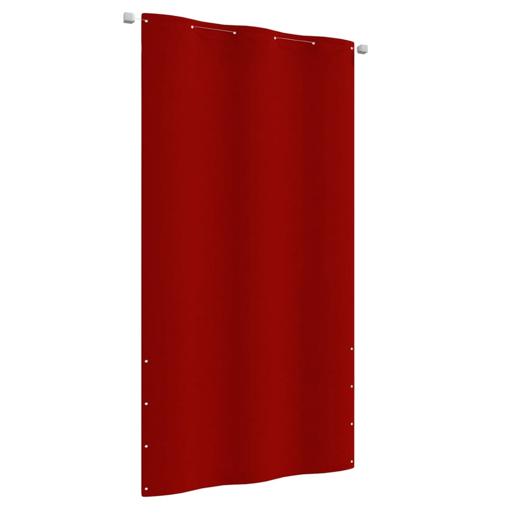 Écran de balcon rouge 120x240 cm tissu oxford