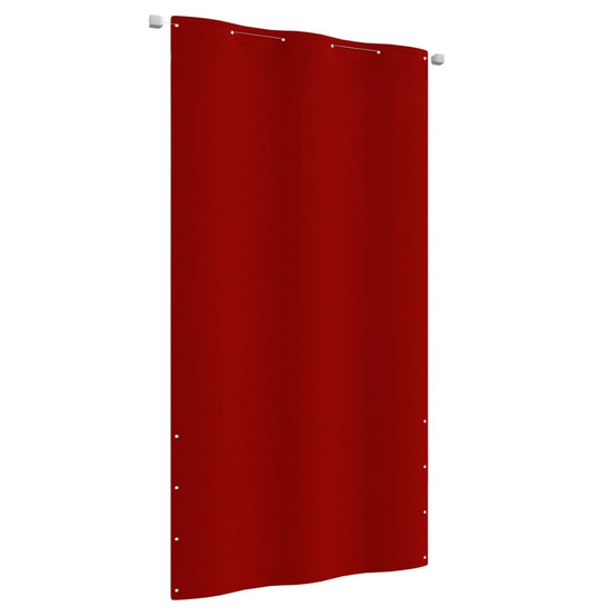 Écran de balcon rouge 120x240 cm tissu oxford