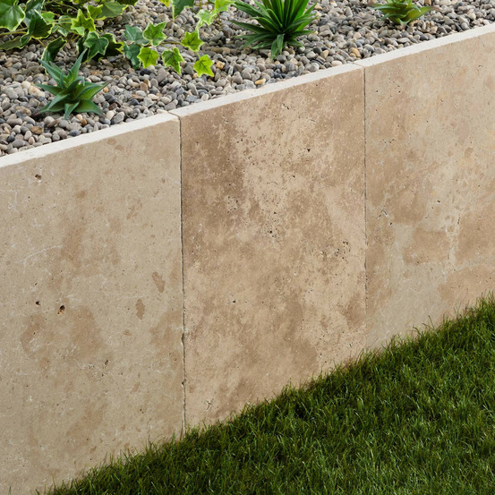 Palis travertin beige nuancé 61x33x3 cm (à l'unité) - ro'ma nature