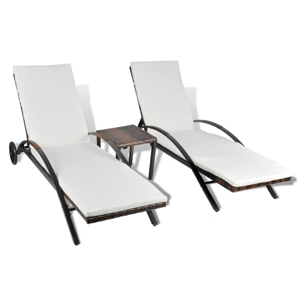 VIDAXL CHAISES LONGUES AV 1-(916571)