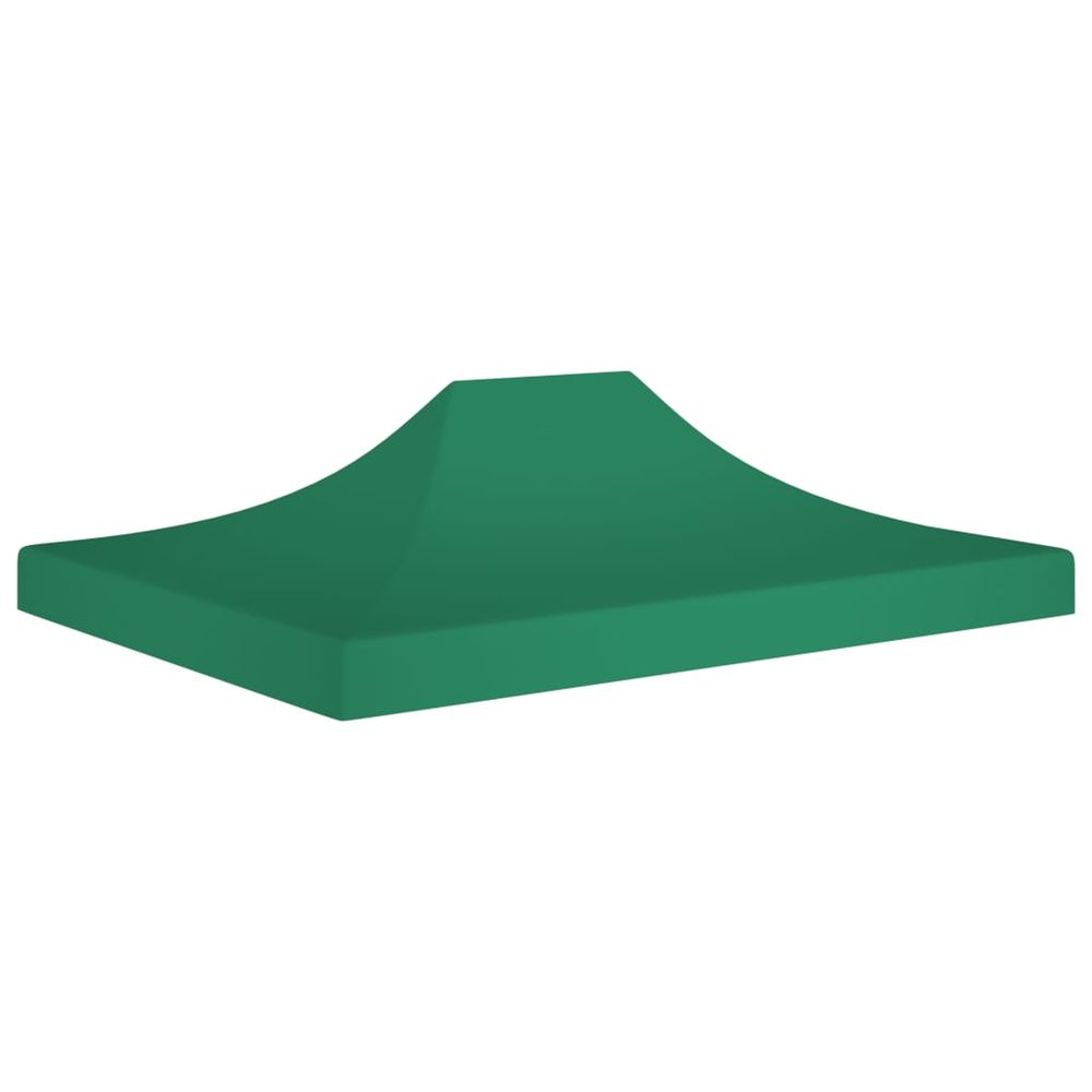 Toit de tente de réception 4x3 m vert 270 g/m²