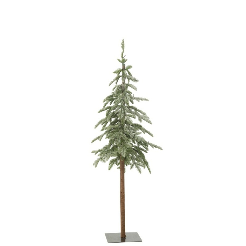 Sapin de noël à led en plastique vert 35x35x145 cm