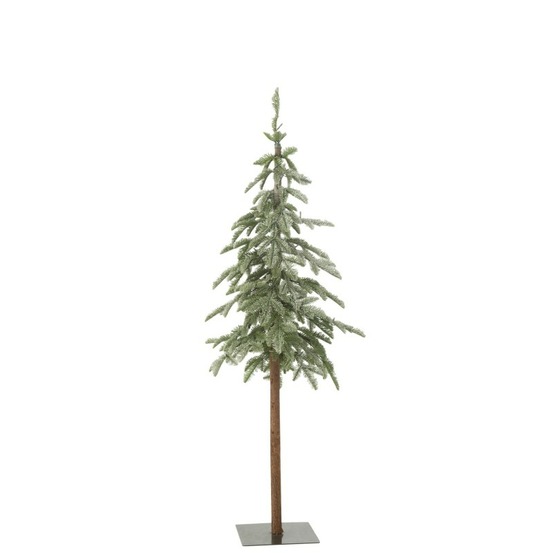 Sapin de noël à led en plastique vert 35x35x145 cm