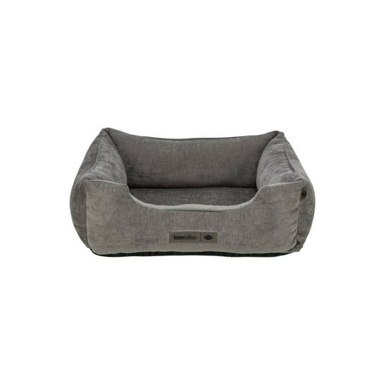 Panier pour chien - trixie - vital lennox - tissu chenille - 60 x 50 cm - gris