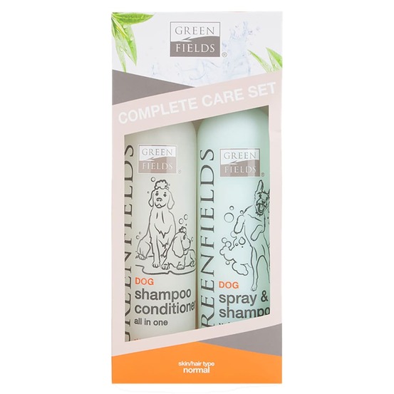 Shampoing et spray pour chiens pour soin complet 2x250 ml