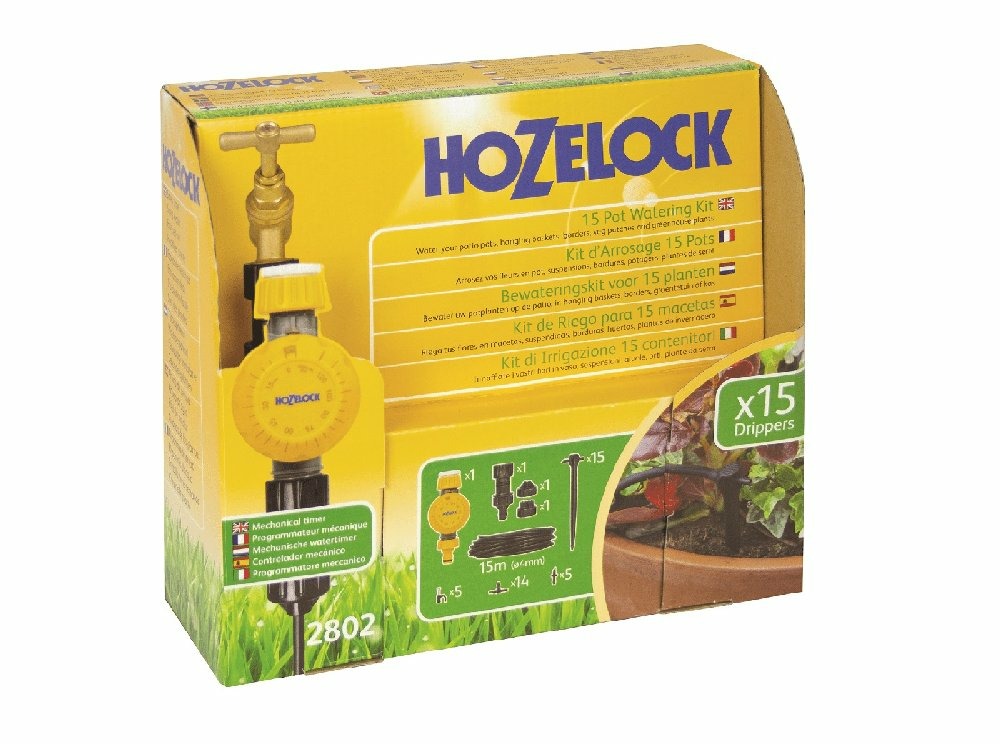 Kit d’arrosage automatique micro irrigation 15 pots