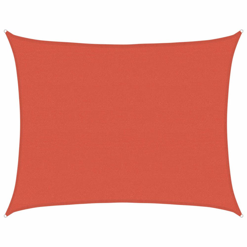 Voile d'ombrage 160 g/m² terre cuite 6x7 m pehd