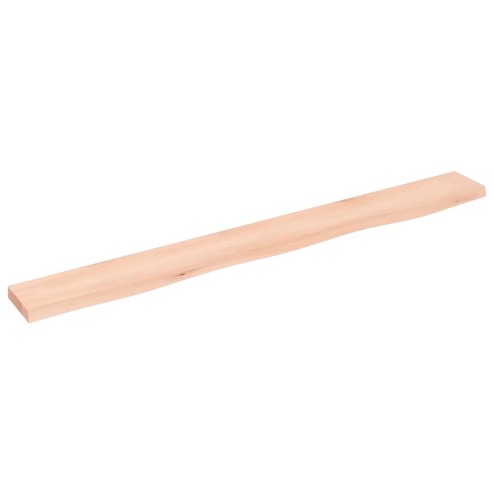 Étagère murale 100x10x2 cm bois de chêne massif non traité