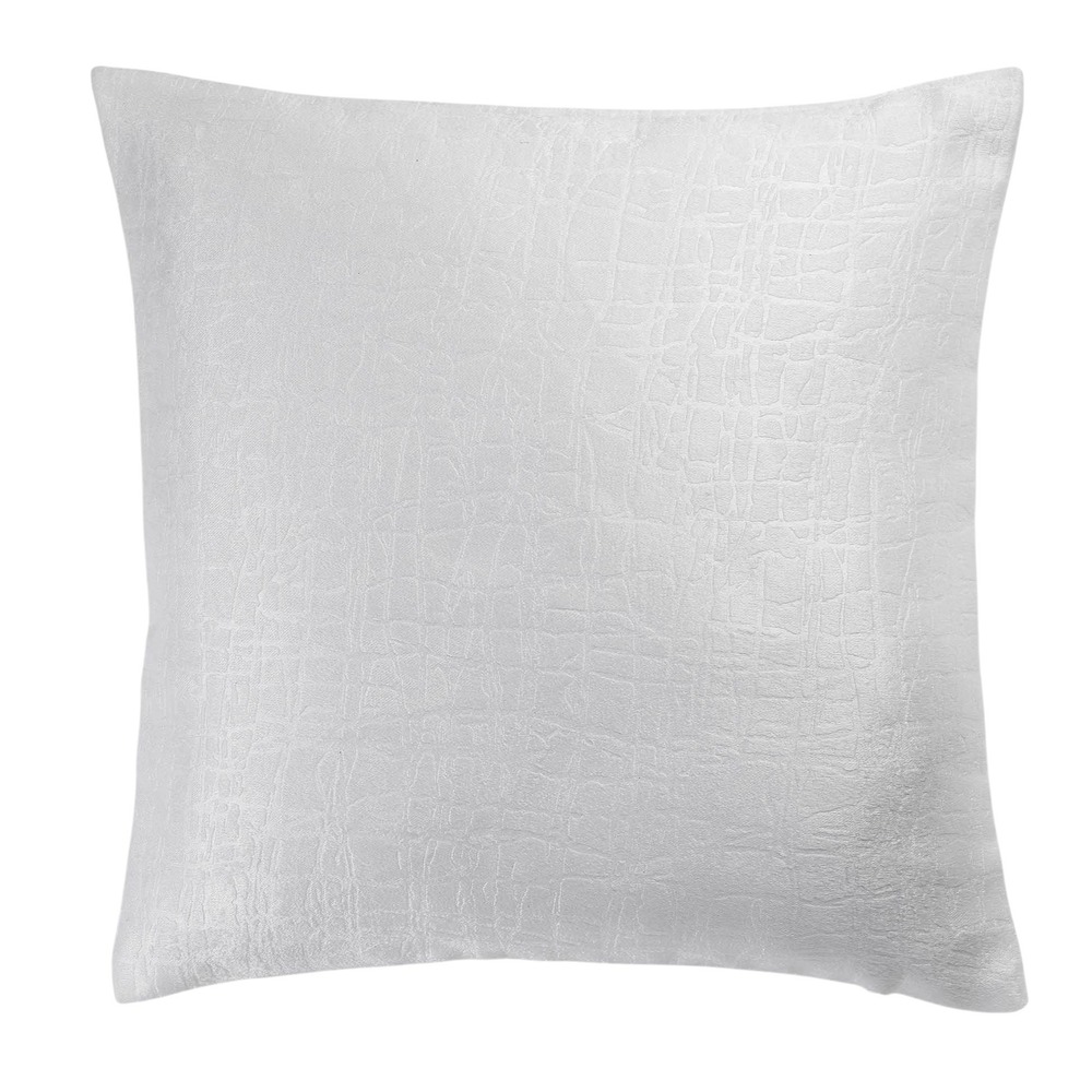 Housse de coussin occultant velours opacia blanc