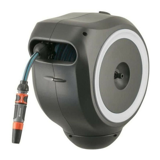 Gardena dévidoir automatique mural rollup s 15 m
