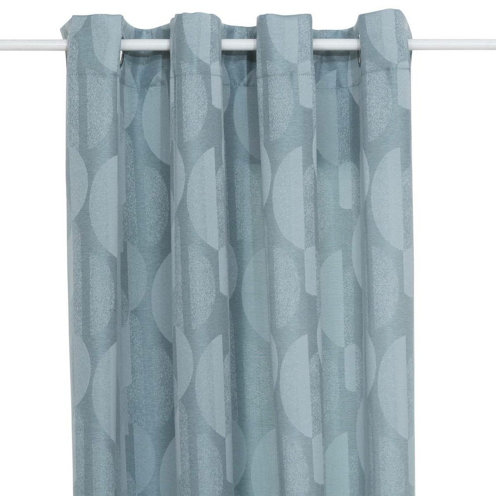 Rideau wimbi jacquard bleu clair 140x260cm