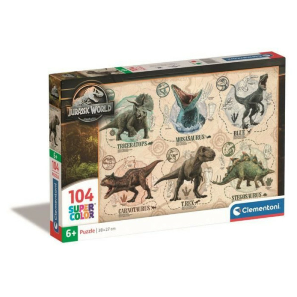 Clementoni puzzle104 pieces jurassic world