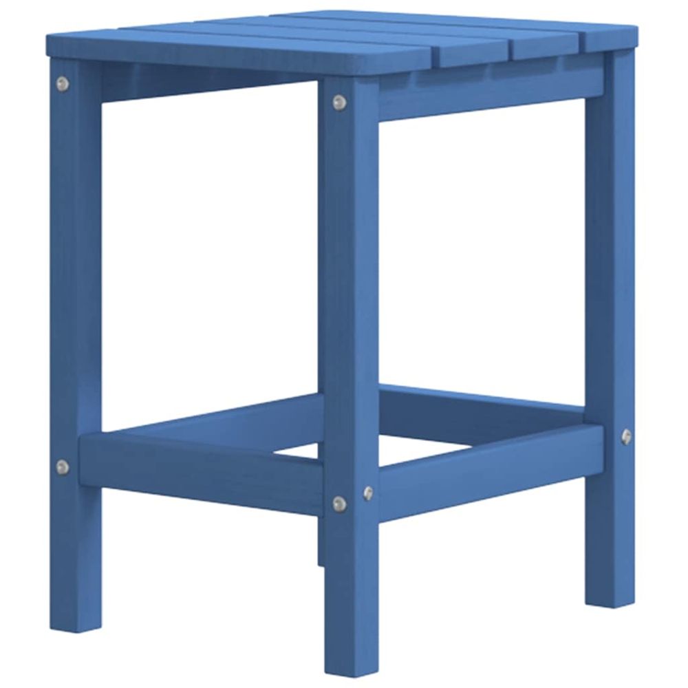 Table de jardin adirondack bleu marine 38x38x46 cm pehd