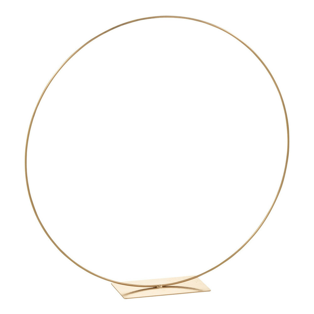 Anneau déco en métal gail 60cm or