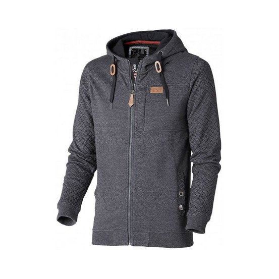 Sweat zippé à capuche denim bleu ts puls 0308.9999.146 ts