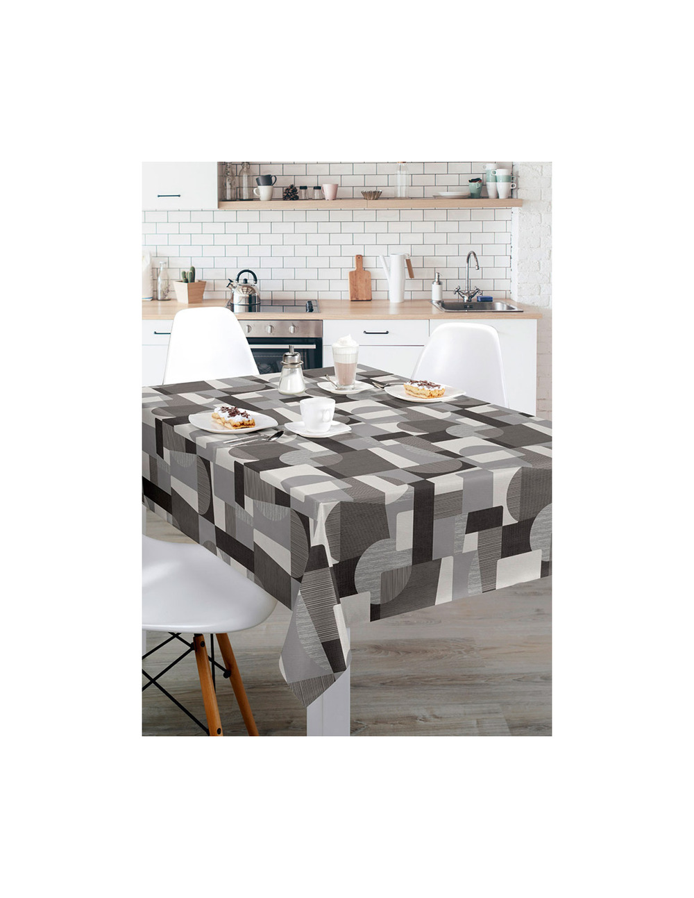 Protège table imprimé accesse deco nuance métal 140x20m - access deco