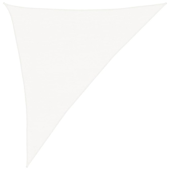 Voile d'ombrage 160 g/m² blanc 3x4x5 m pehd
