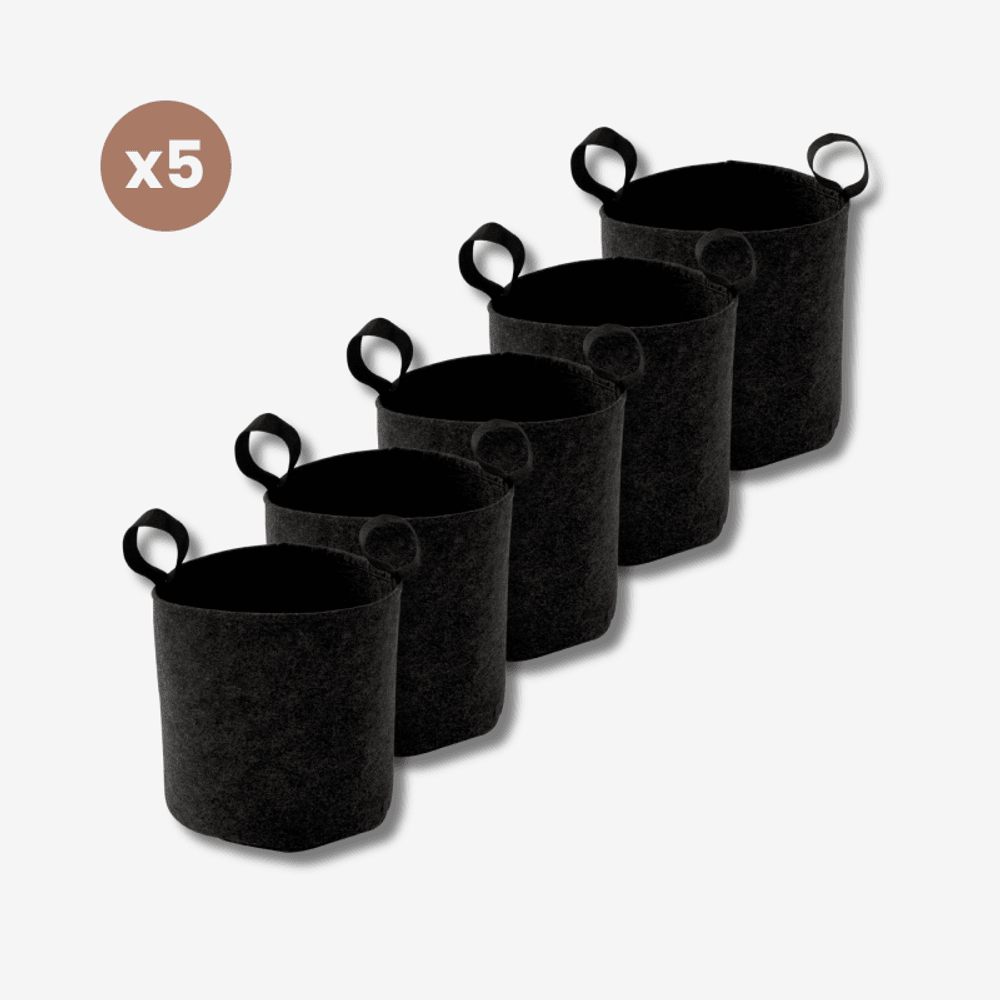 Sac feutre géotextile 25 cm noir