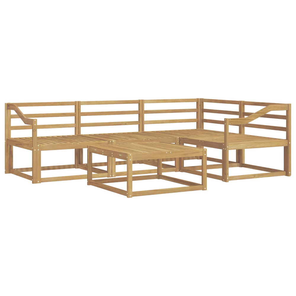 Ensemble de canapés d'extérieur 5 pcs blanc 79 x 79 x 37 cm