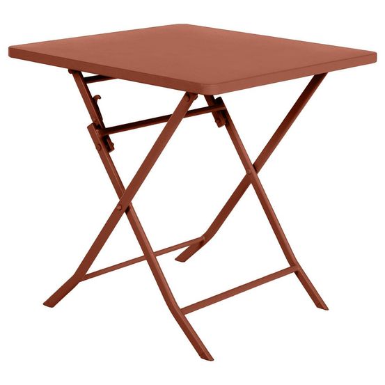 Table de jardin pliante carrée