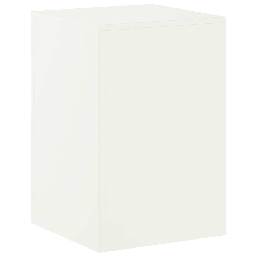 Support de plante blanc 40 x 40 x 60 cm acier