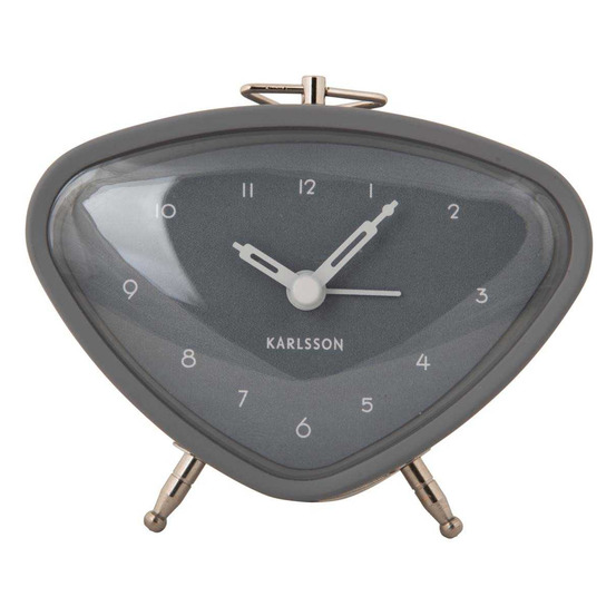 Réveil en métal triangle