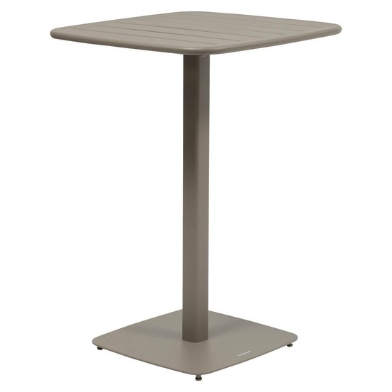 Table haute de jardin 2 places alegoria 70x70cm café