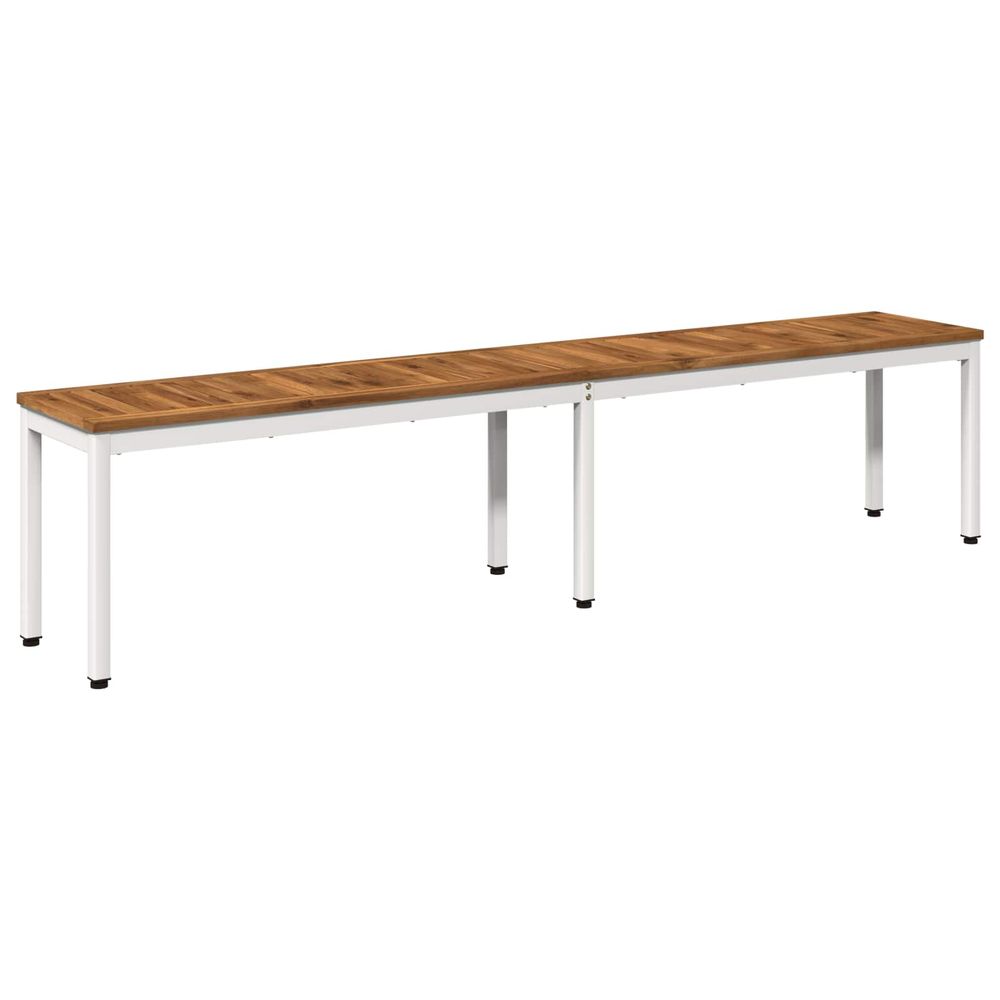 Banc de jardin 201 x 35 x 45 cm bois d'acacia massif