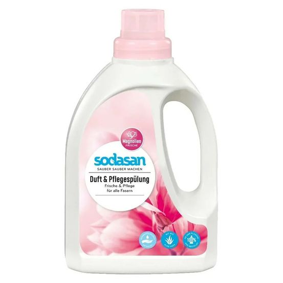 Adoucissant écologique, 6 x 750ml, soin du linge, fleur de magnolia
