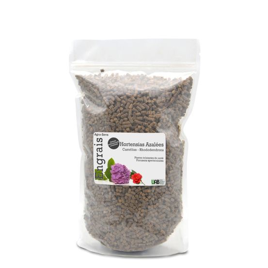 Engrais hortensias, azalées, camélias, rhododendrons - agro sens - sachet 1 kg
