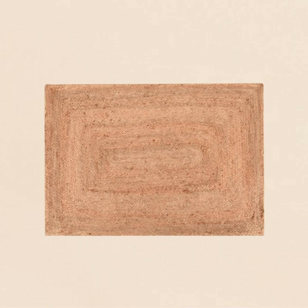 Tapis rectangulaire en jute 120x170cm
