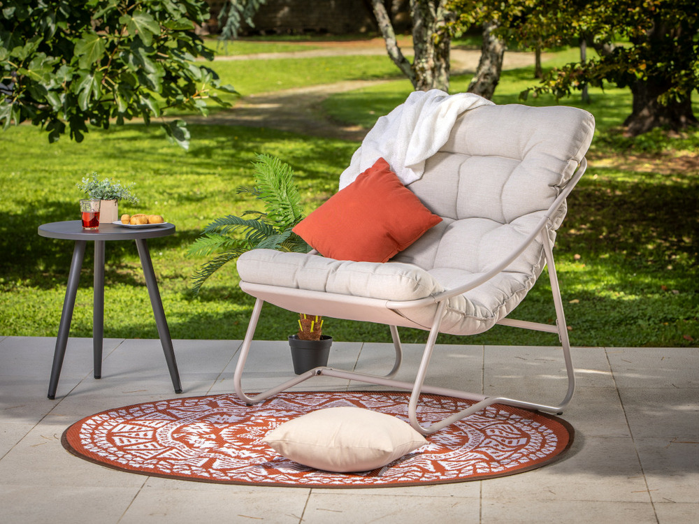 Fauteuil détente avec coussin rembourré bahamas