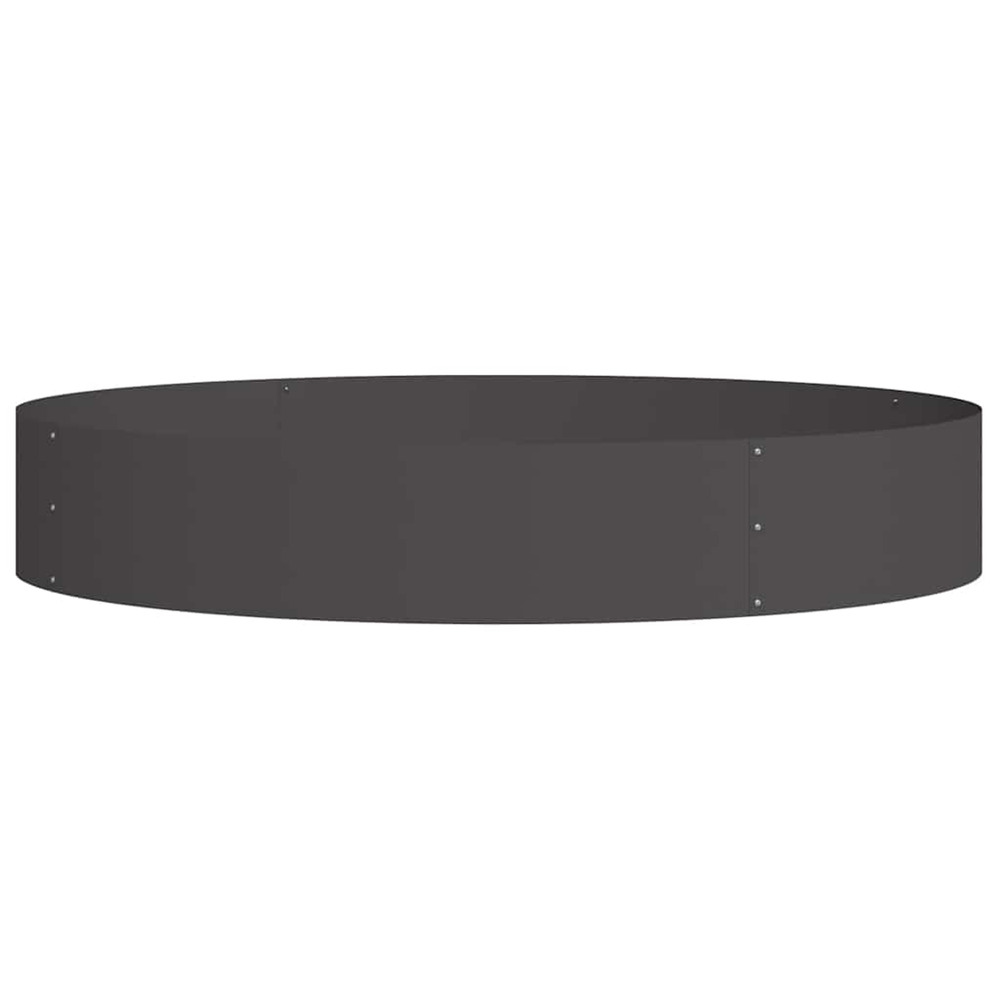 Anneau de jardinière noir 120 x 120 x 20 cm