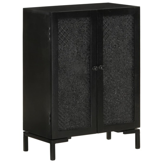 Buffet bahut commode armoire meuble de rangement organisateur cuisine salle de séjour salon 55 x 30 x 77 cm bois massif de ma