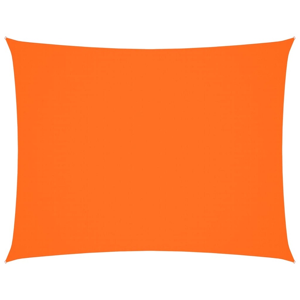 Voile de parasol tissu oxford rectangulaire 4x6 m orange