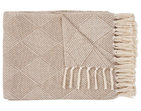 Lolita - plaid - 130x180 cm - motif géométrique - en coton