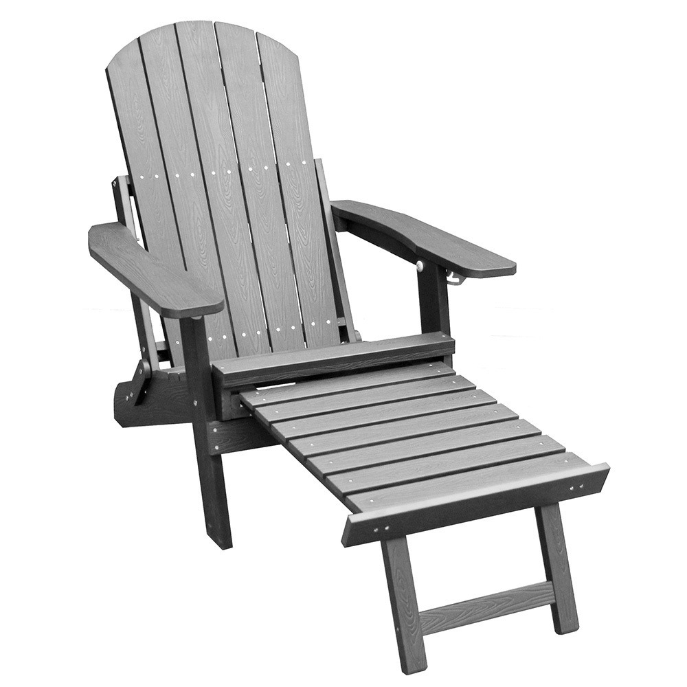 Chaise de jardin relax montréal - hips plastique - gris