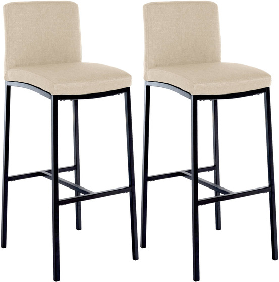 Lot de 2 tabourets de bar freeport tissu b