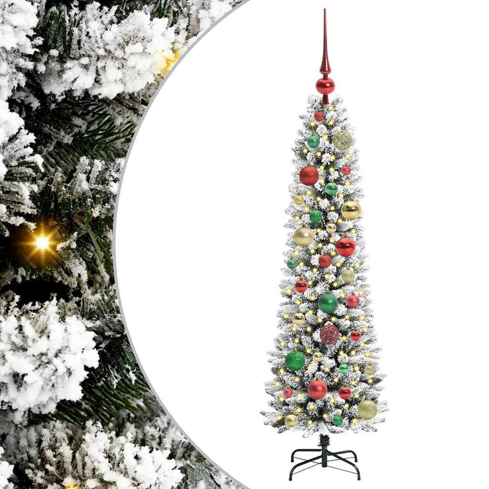 Sapin de noël artificiel blanc 120 cm pvc, métal et plastique