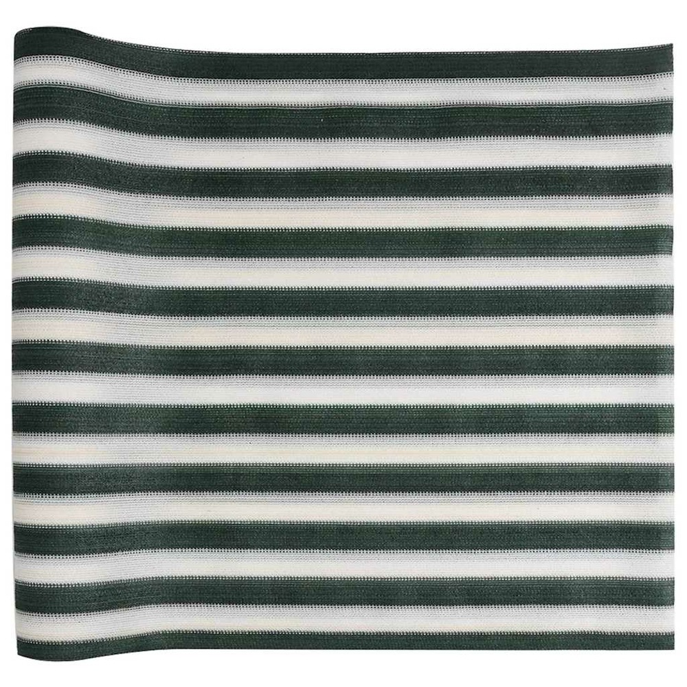 Filet brise-vue vert et blanc 1,8x25 m pehd 195 g/m²