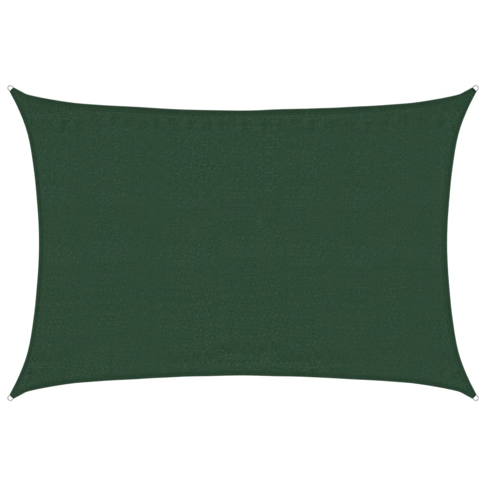 Voile d'ombrage 160 g/m² vert foncé 3,5x5 m pehd
