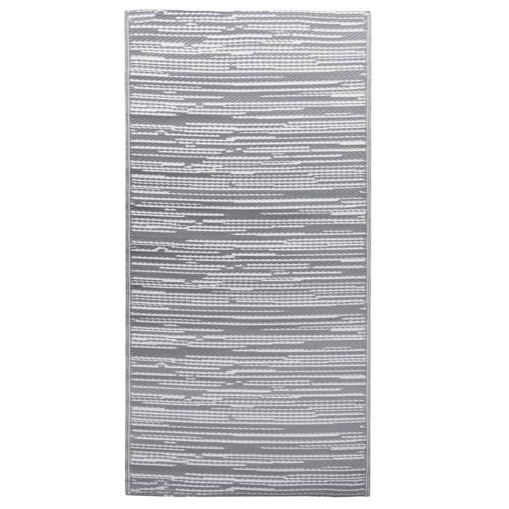 Tapis d'extérieur arakil gris 190x290 cm pp