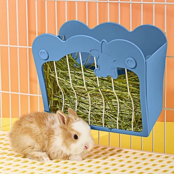 Mangeoire pour petits animaux - râtelier à foin suspendu