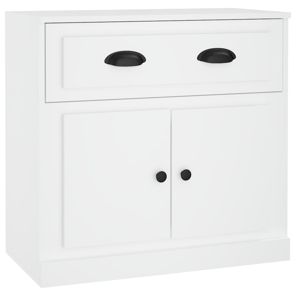 Buffet bahut commode armoire meuble de rangement organisateur cuisine salle de séjour salon 70 x 35,5 x 67,5 cm bois d'ingéni