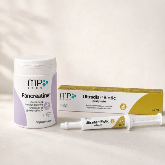Pack digestion & assimilation chien et chat - pancréatine + ultradiar biotic - mp labo 1 pack
