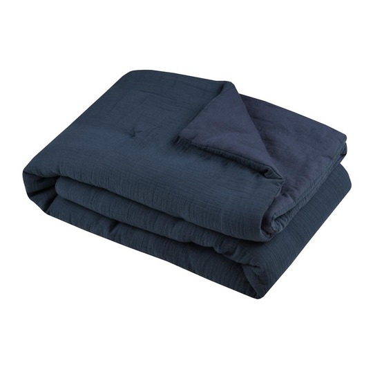 Plaid ou edredon en gaze de coton colors