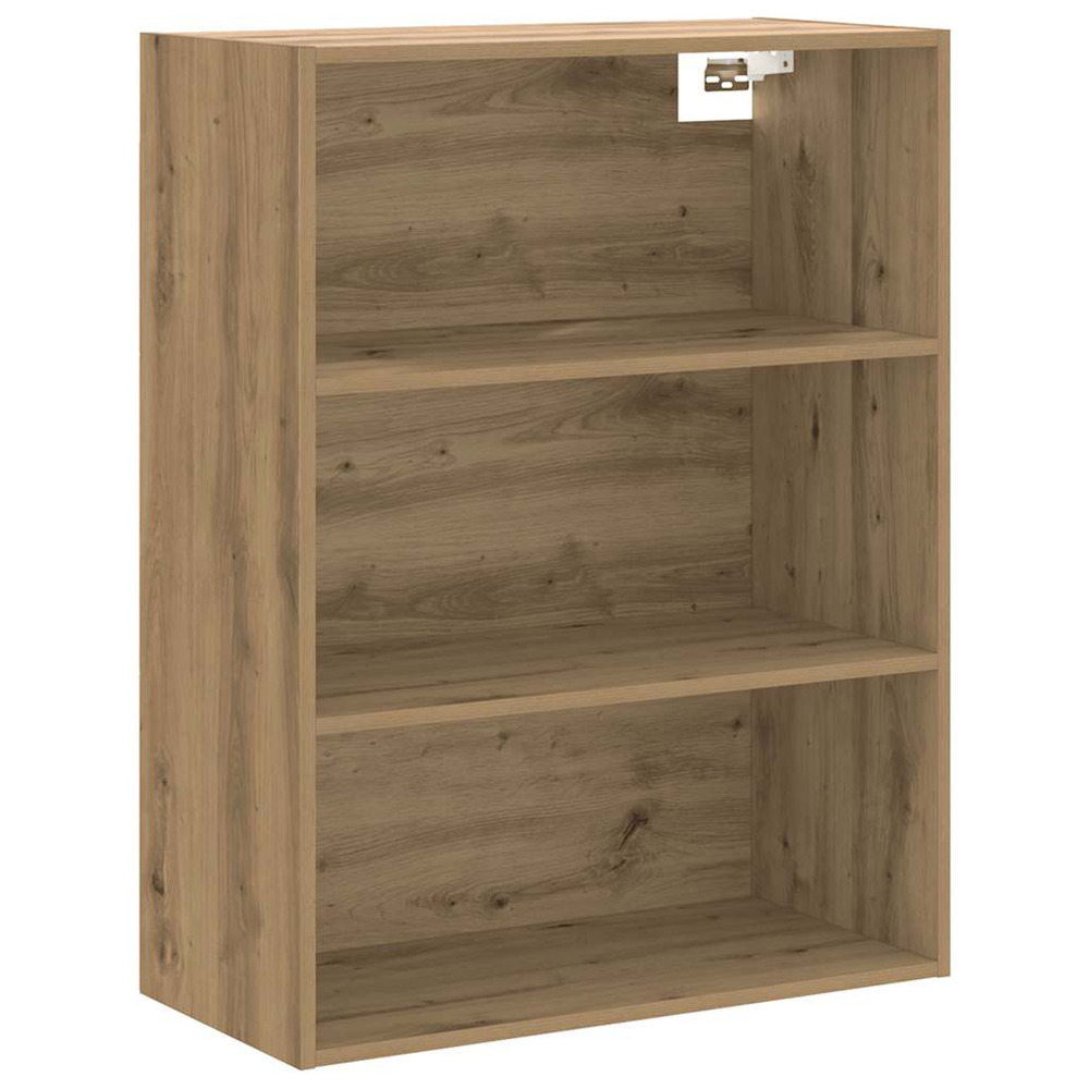 Armoire murale suspendue chêne artisanal 69,5x32,5x90 cm