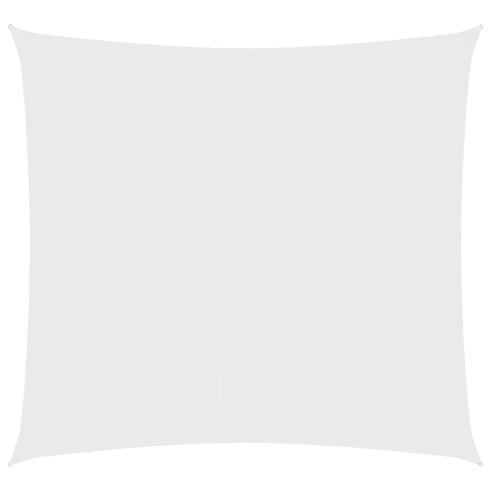 Voile de parasol tissu oxford carré 2x2 m blanc