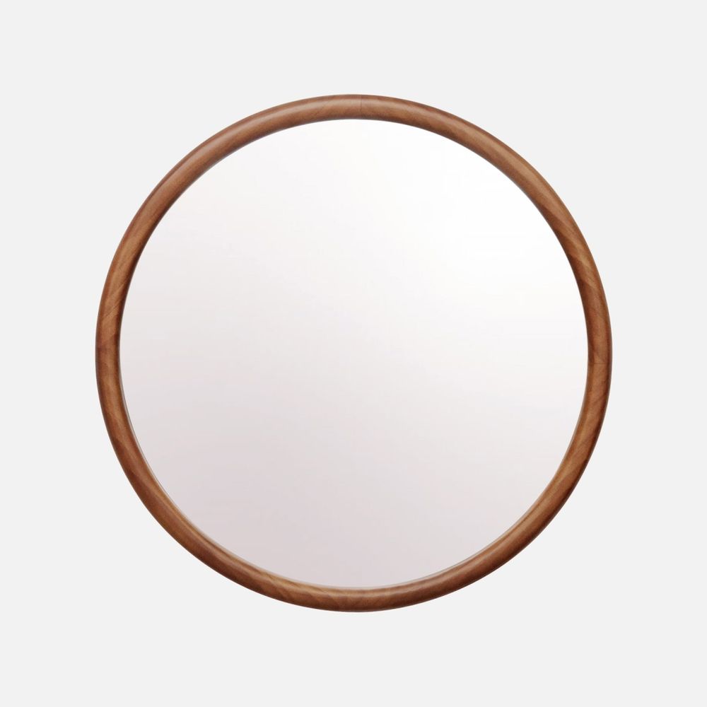 Miroir rond en bois de pin ø60cm georgia