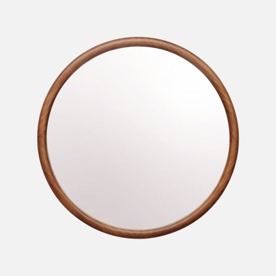 Miroir rond en bois de pin ø60cm georgia